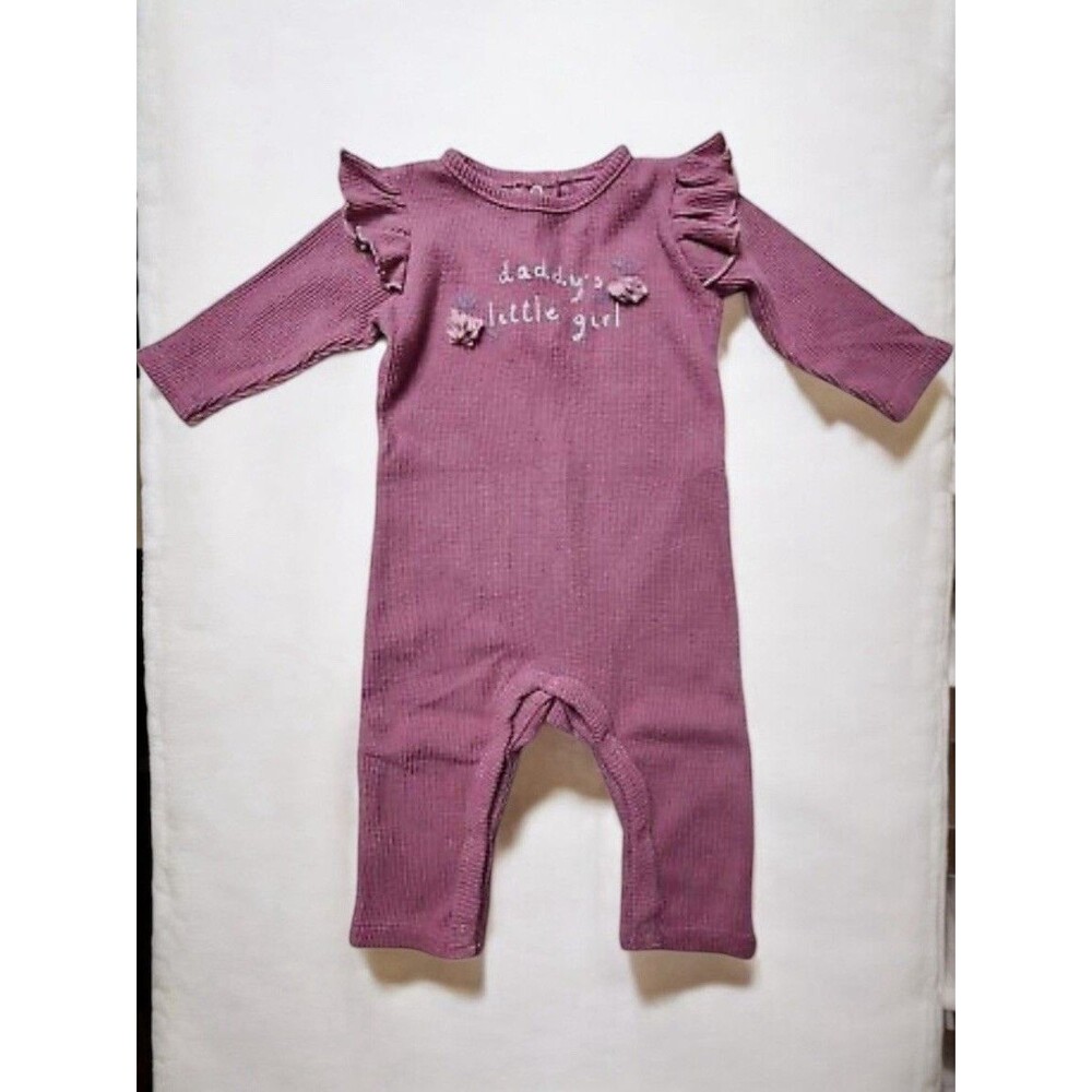 ChickPea Baby Daddy's Little Girl One Piece Jumpsuit Romper, Size 6-9 Months